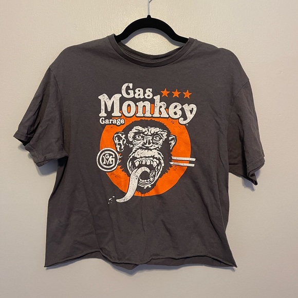 Tops - Gas Monkey Garage Cropped TShirt